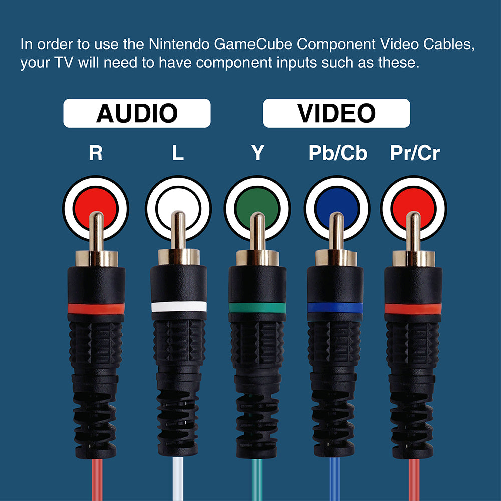 Bitfunx Component Video 5RCA YPbPr Cable for GameCube DOL-001 - Bitfunx Official Store