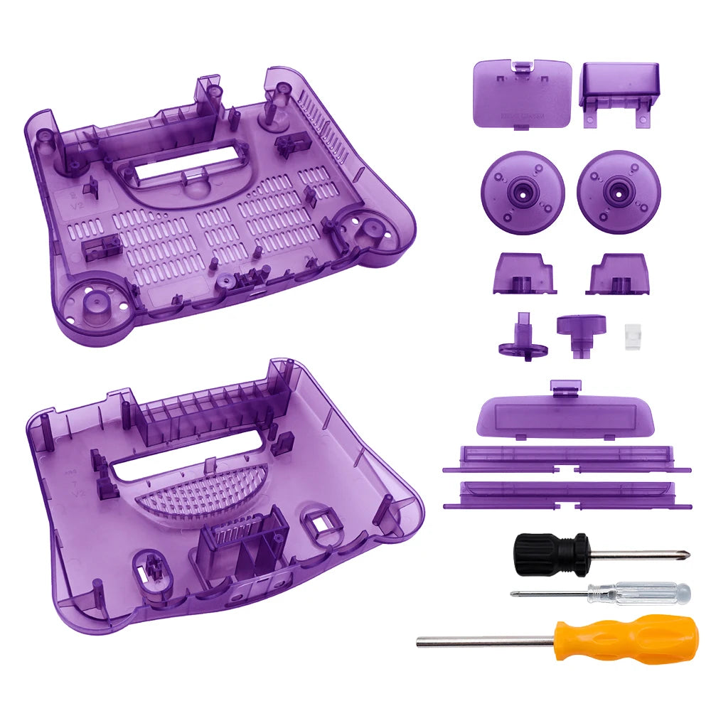 Bitfunx Transparent Replacement Shell for Nintendo 64 - Bitfunx Official Store