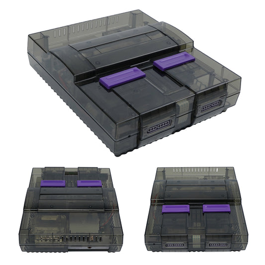 Bitfunx Transparent Replacement Shell for Super Nintendo NTSC-U - Bitfunx Official Store