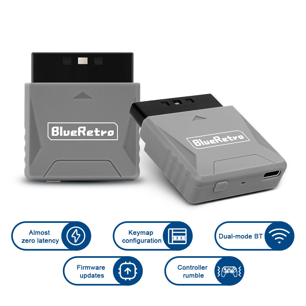 Bitfunx Mini Blueretro Receiver Adapter for PS1 PS One PS2 - Bitfunx Official Store