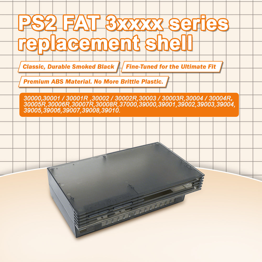 Bitfunx Transparent Replacement Shell for PlayStation 2 Fat - Bitfunx Official Store