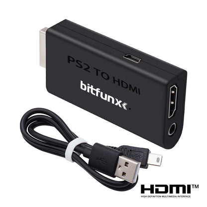 Bitfunx Component to HDMI® Adapter for PS2 & PS3