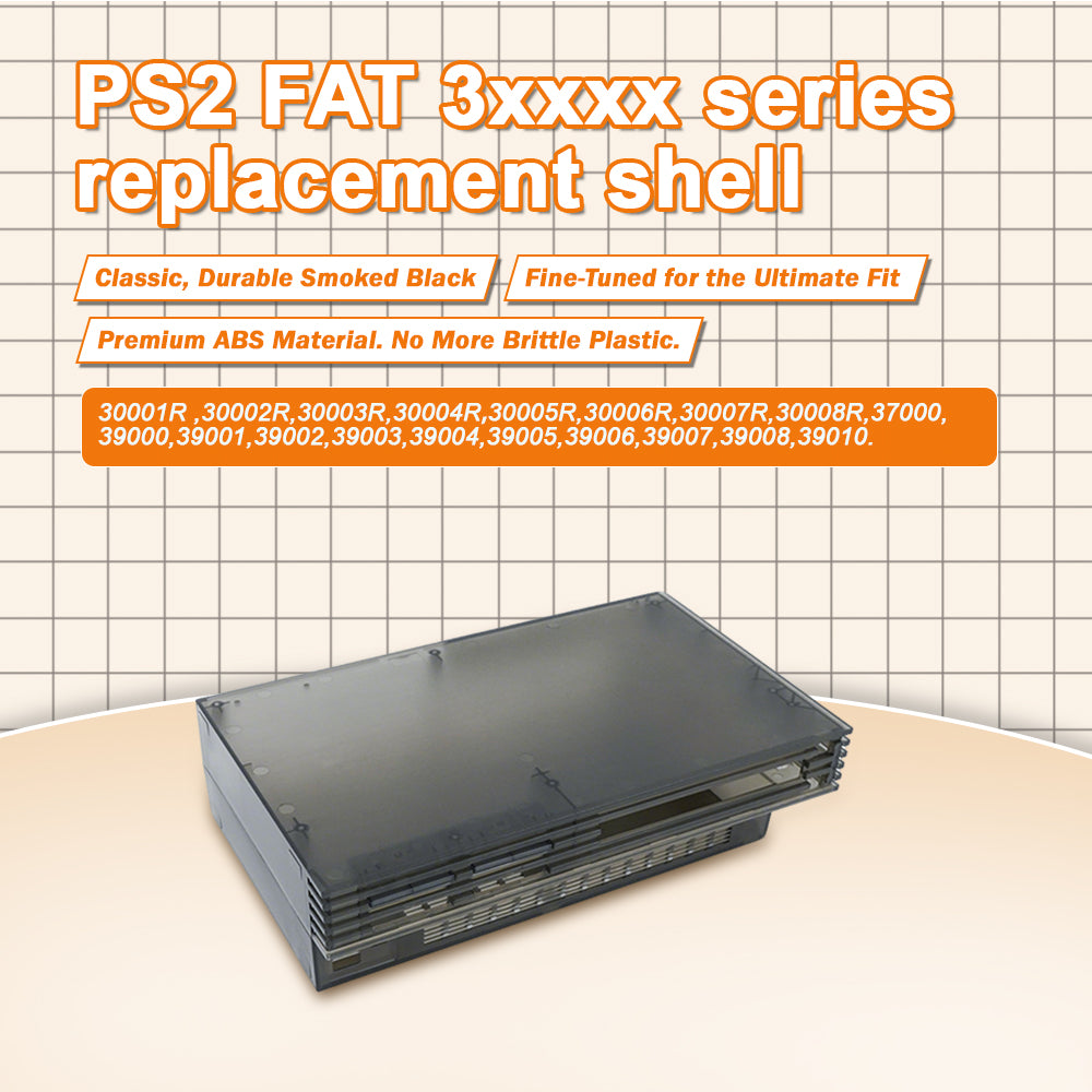 Bitfunx Transparent Replacement Shell for PlayStation 2 Fat - Bitfunx Official Store