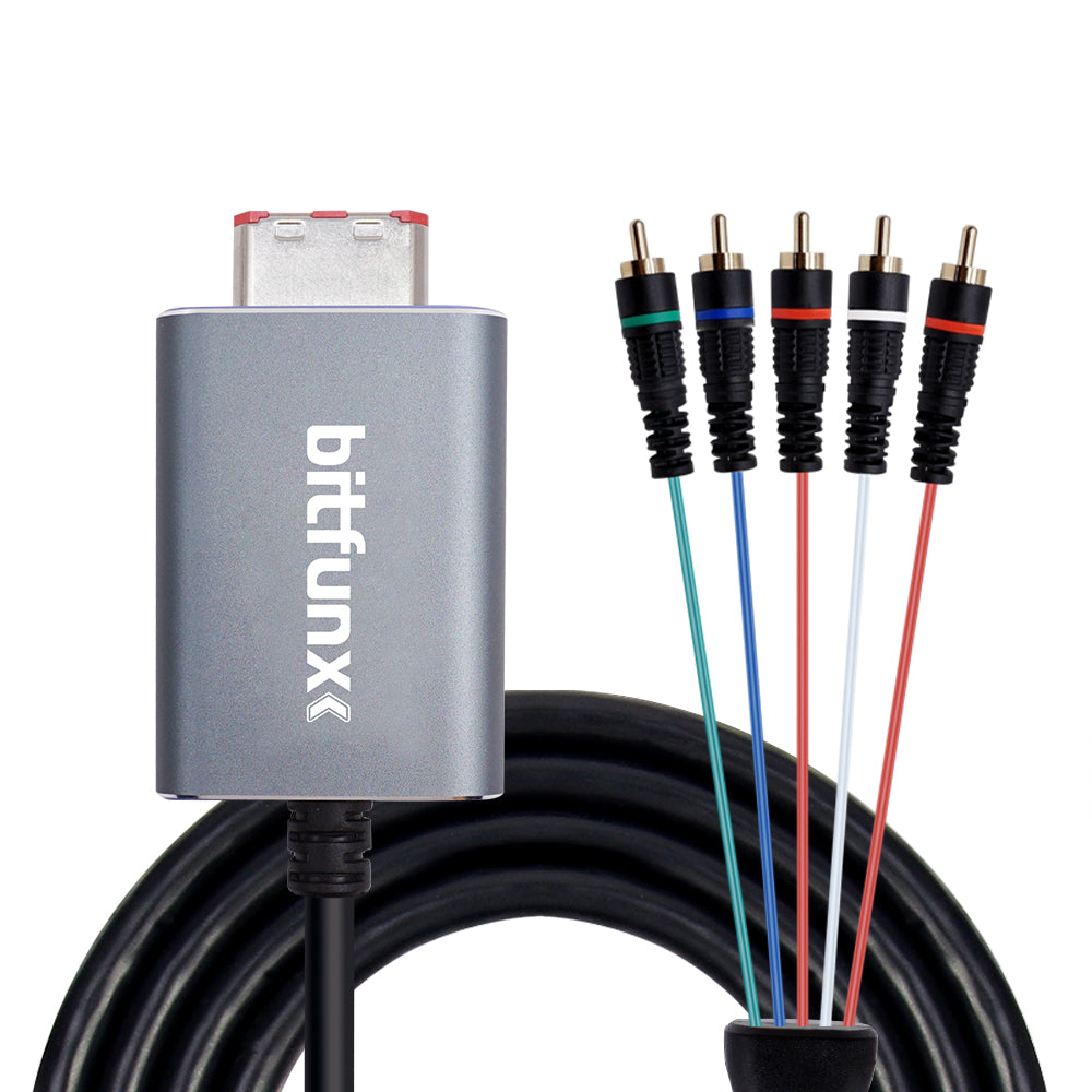 Bitfunx Component Video 5RCA YPbPr Cable for GameCube DOL-001 - Bitfunx Official Store