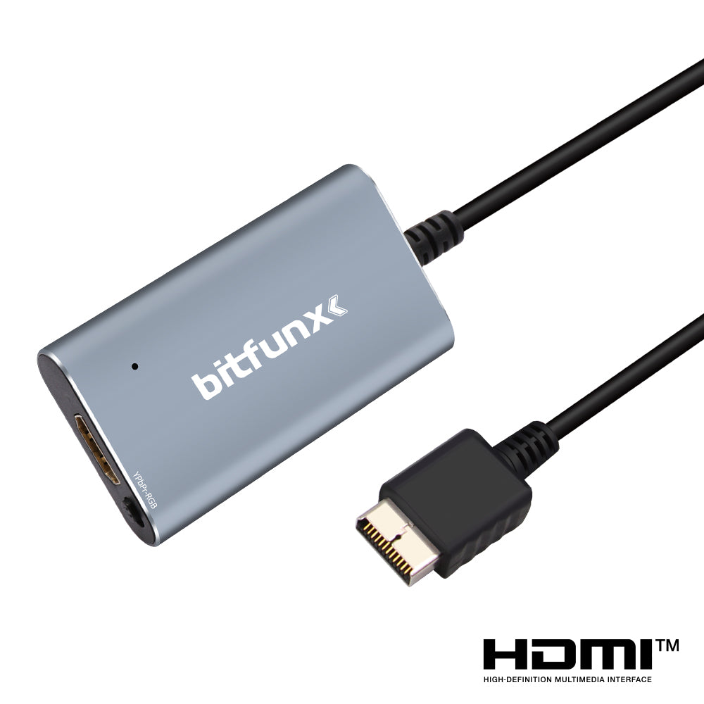 Bitfunx RGBS/Component to HDMI® Adapter for PS1&PS2