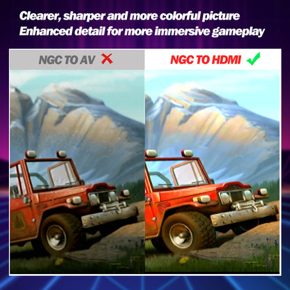 Bitfunx Digital AV to HDMI Adapter for GameCube DOL-001 - Bitfunx Official Store