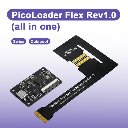 Bitfunx PicoLoader No‑Weld Flex Cable for NGC SD2SP2 GC2SD SDGecko