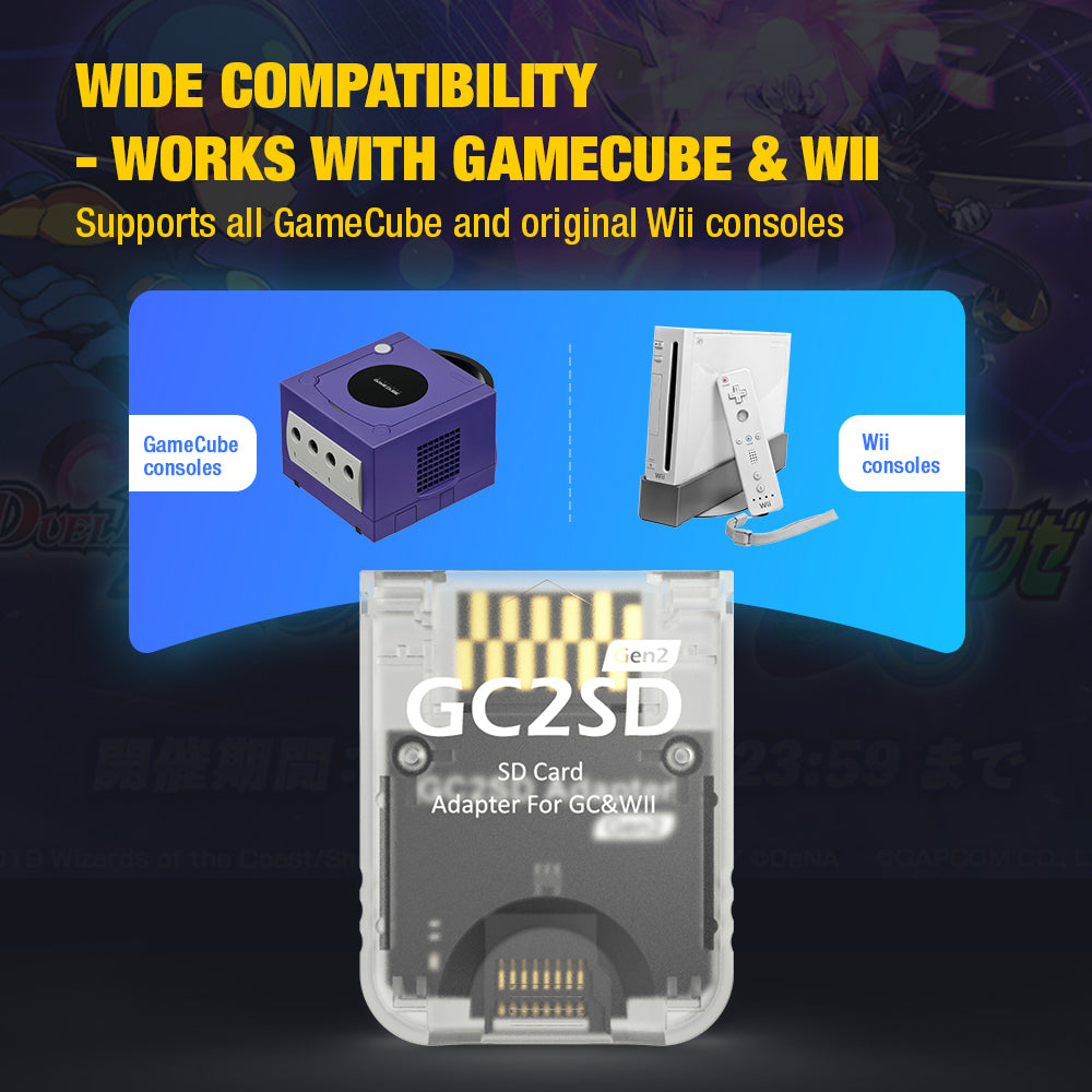 Bitfunx GC2SD Gen2 Swiss MicroSD Card Adapter for Nintendo GameCube Wii - Bitfunx Official Store