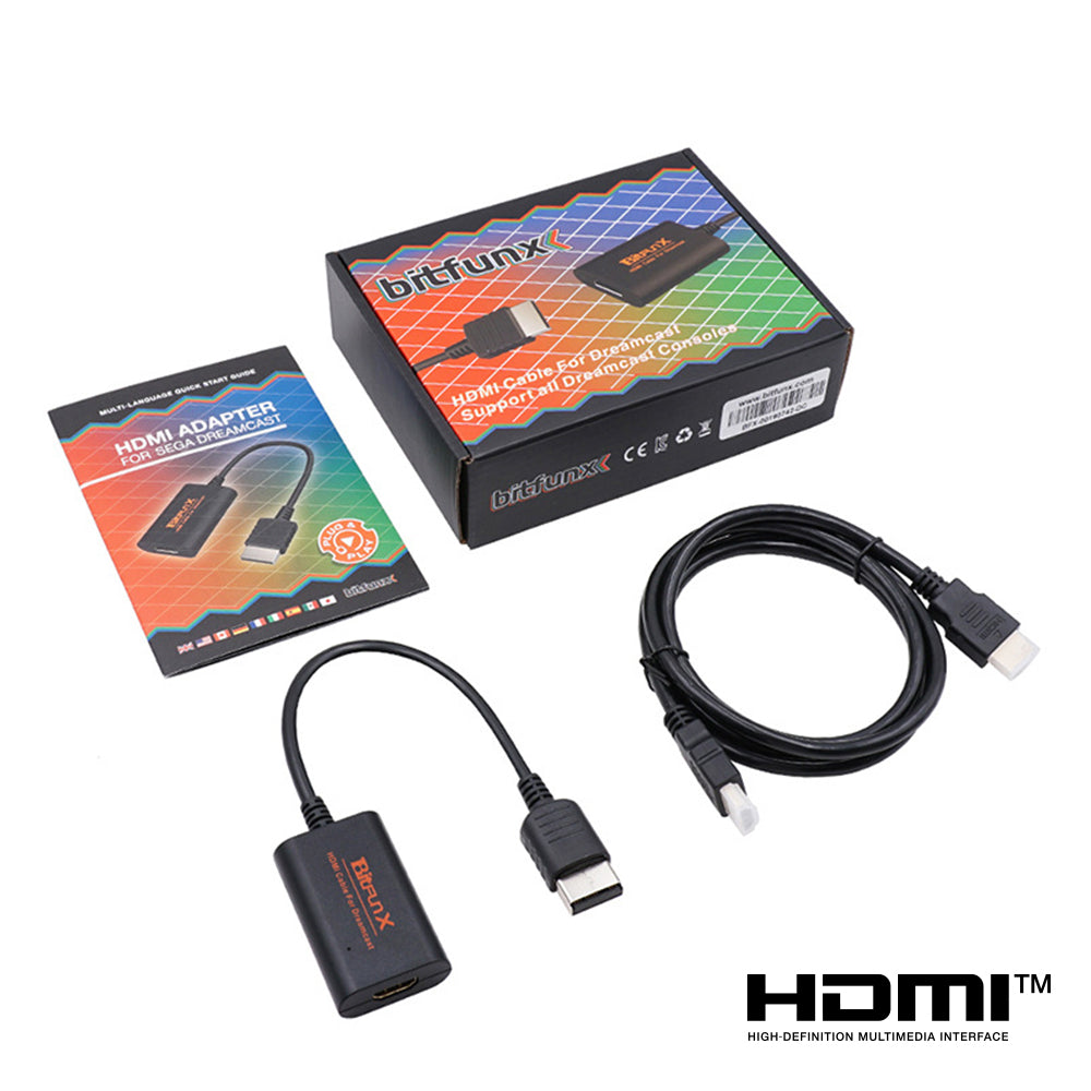 Bitfunx HDMI™ Adapter HD Link Cable for Sega Dreamcast - Bitfunx Official Store