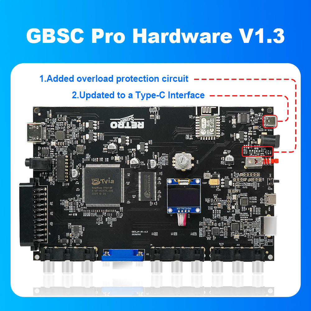 GBSC Pro Video Converter GBS Control Pro for Retro Game Consoles - Bitfunx Official Store