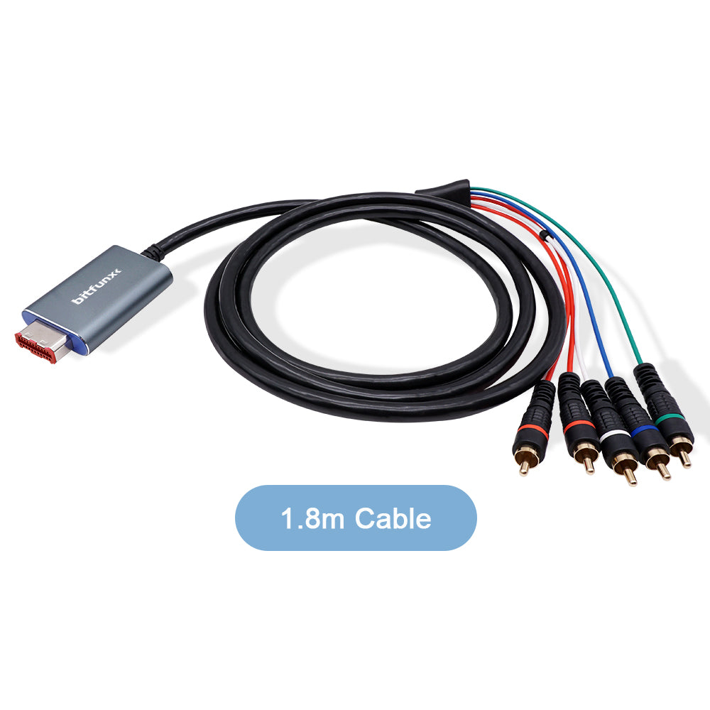 Bitfunx Component Video 5RCA YPbPr Cable for GameCube DOL-001 - Bitfunx Official Store