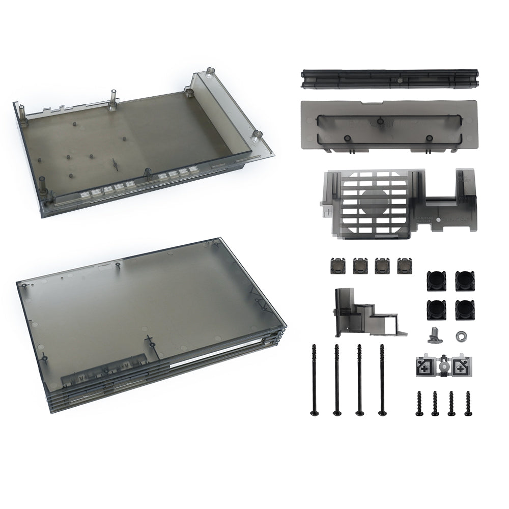 Bitfunx Transparent Replacement Shell for PlayStation 2 Fat - Bitfunx Official Store