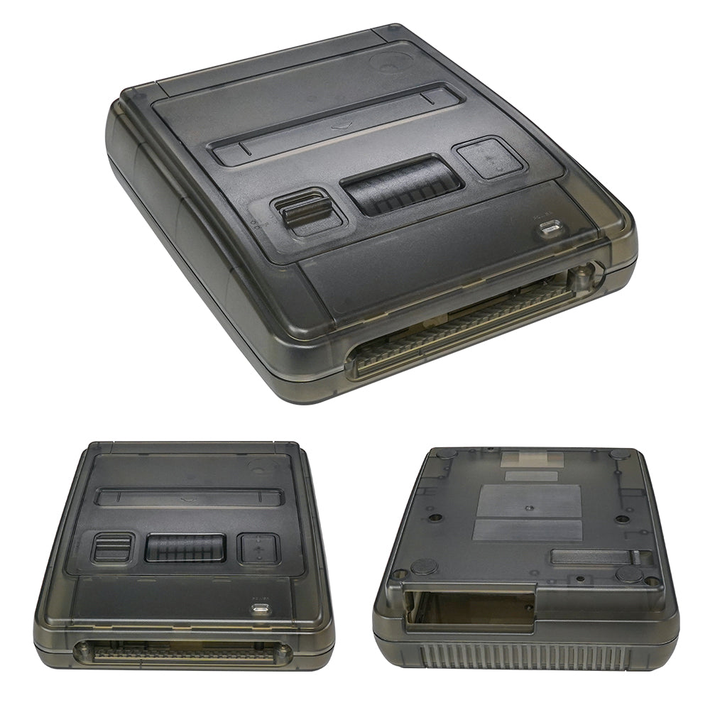 Bitfunx SNES Transparent Replacement Shell for Super Famicom Retro