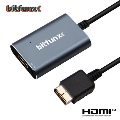 Bitfunx RGBS/Component to HDMI® Adapter for PlayStation 2
