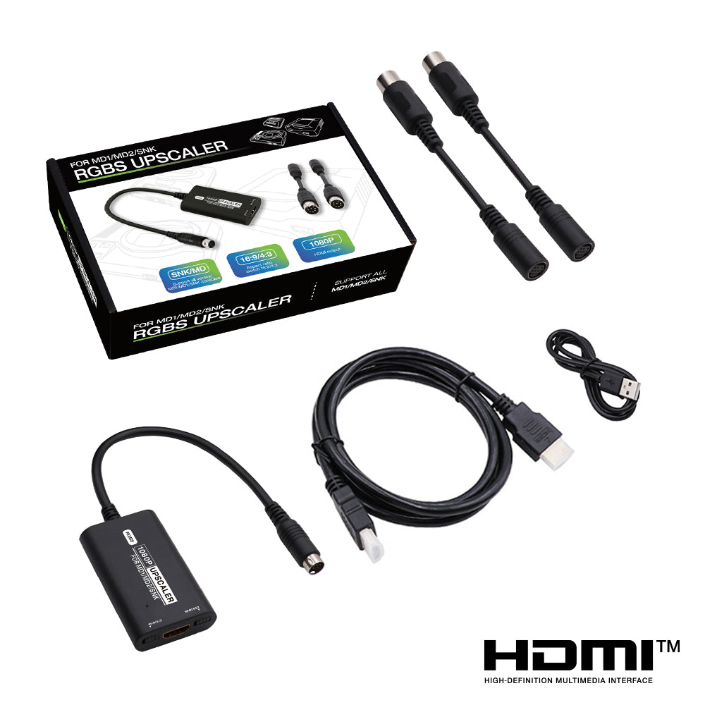 Bitfunx RGBS to HDMI® Adapter for Genesis Mega Drive 1 & 2 NEO GEO - Bitfunx Official Store