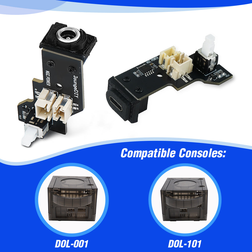 Bitfunx USB-C Power Adapter for NGC GameCube Type C PSU Mod - Bitfunx Official Store