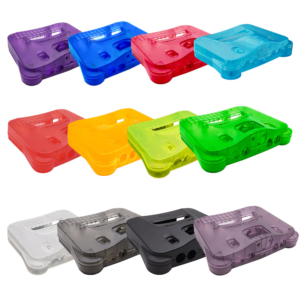 【SHELL】 Bitfunx N64 Transparent Replacement Shell for Nintendo 64 housing