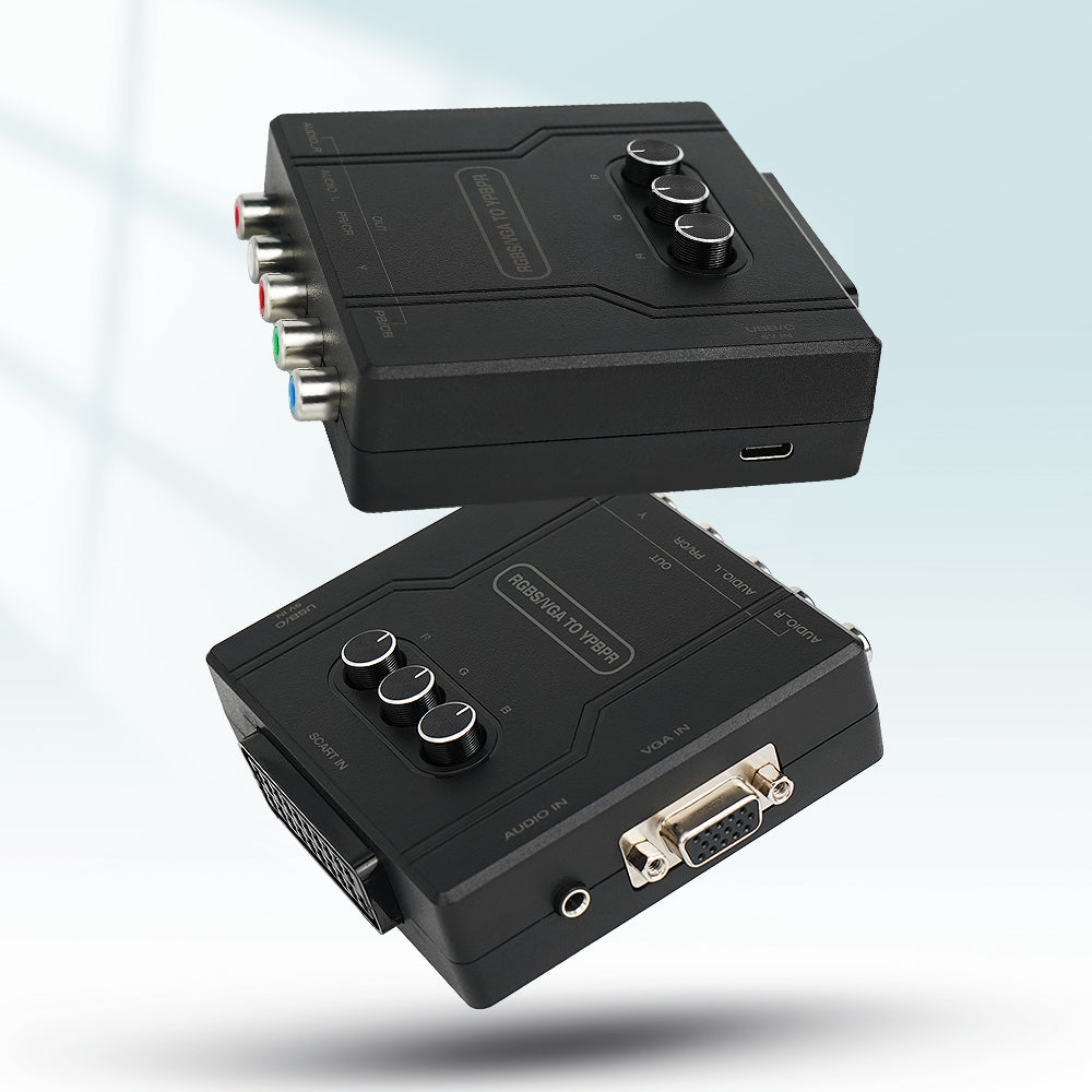 Bitfunx RGBS/VGA to YPbPr Adapter for Nintendo 64 PS1 PS2 SNES Genesis Dreamcast - Bitfunx Official Store