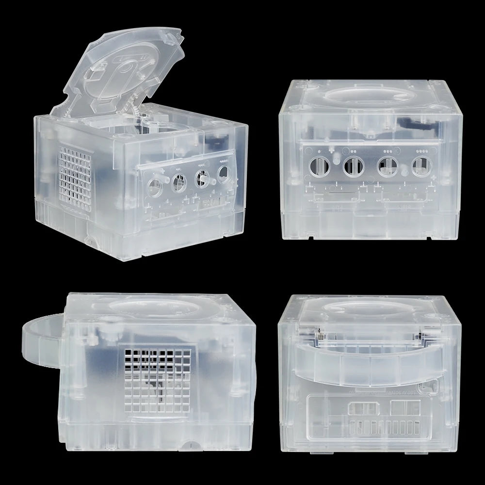 Gamecube Shell Bitfunx GameCube Transparent Replacement Shell for NGC housing ...