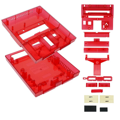 Bitfunx Transparent Replacement Shell for Super Nintendo NTSC-U - Bitfunx Official Store