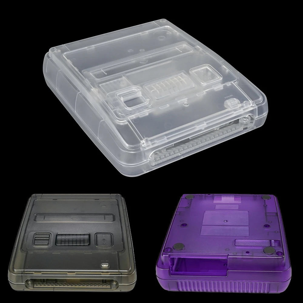 Bitfunx SNES Transparent Replacement Shell for Super Famicom Retro Bitfunx SNES Transparent Replacement Shell for Super Famicom Retro
