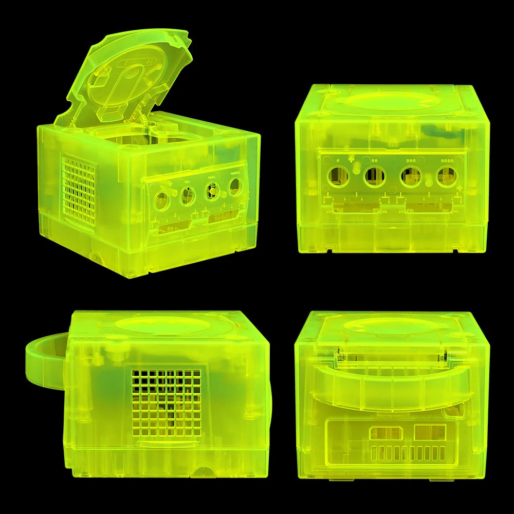 Gamecube Shell Bitfunx GameCube Transparent Replacement Shell for NGC housing ...