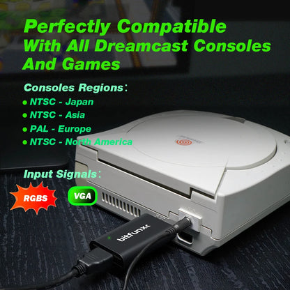 Bitfunx RGBS/VGA to HDMI Adapter For Sega Dreamcast - Bitfunx Official Store