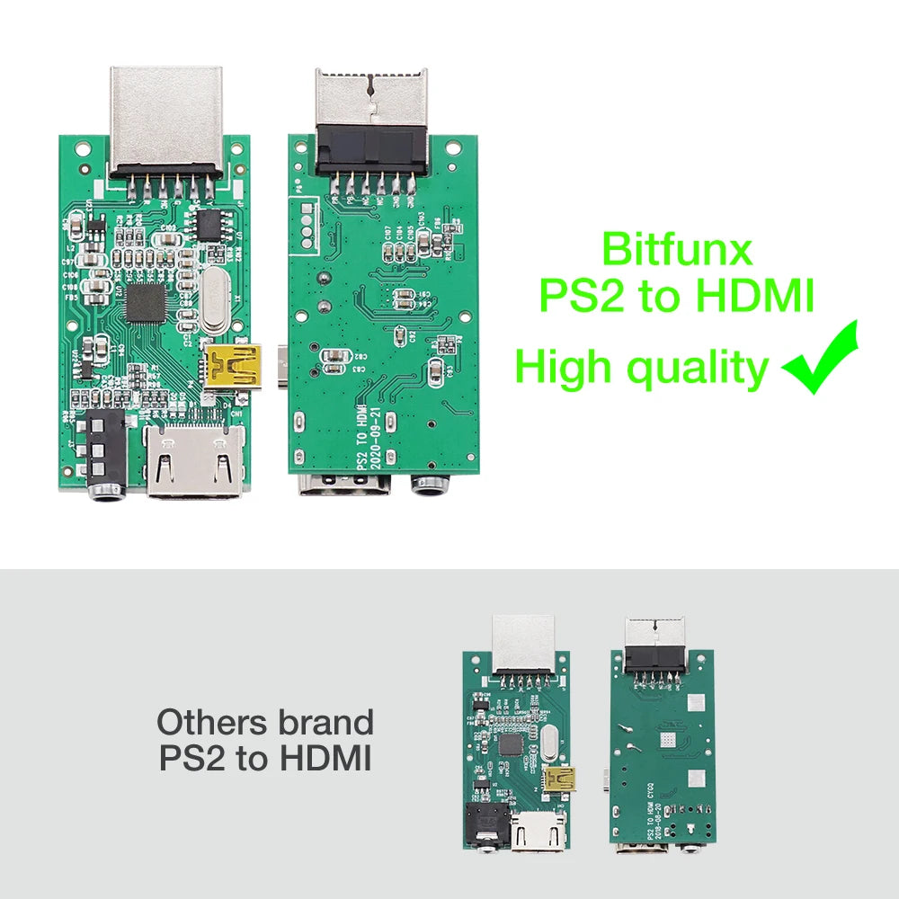 Bitfunx Component to HDMI Adaptor for PS2 Slim & Fat PS3 - Bitfunx Official Store
