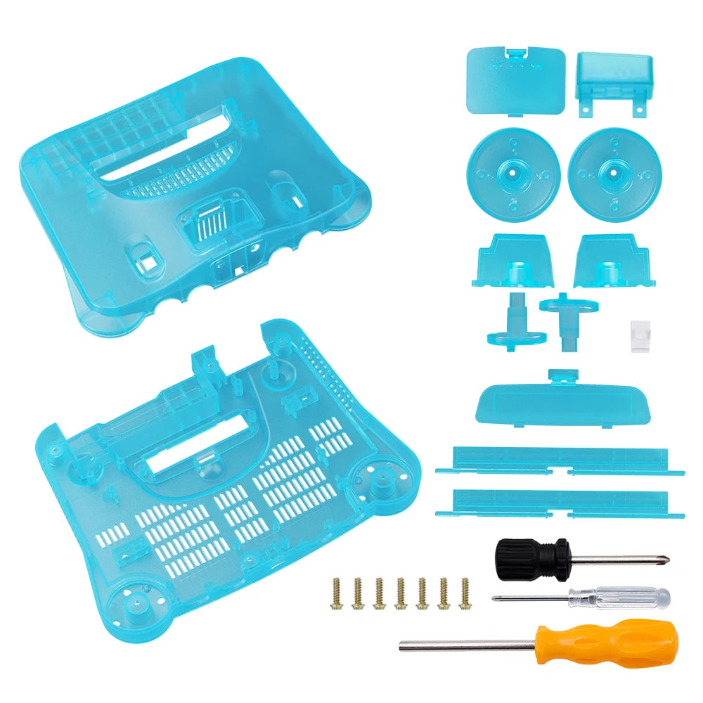 Bitfunx Transparent Replacement Shell for Nintendo 64 - Bitfunx Official Store