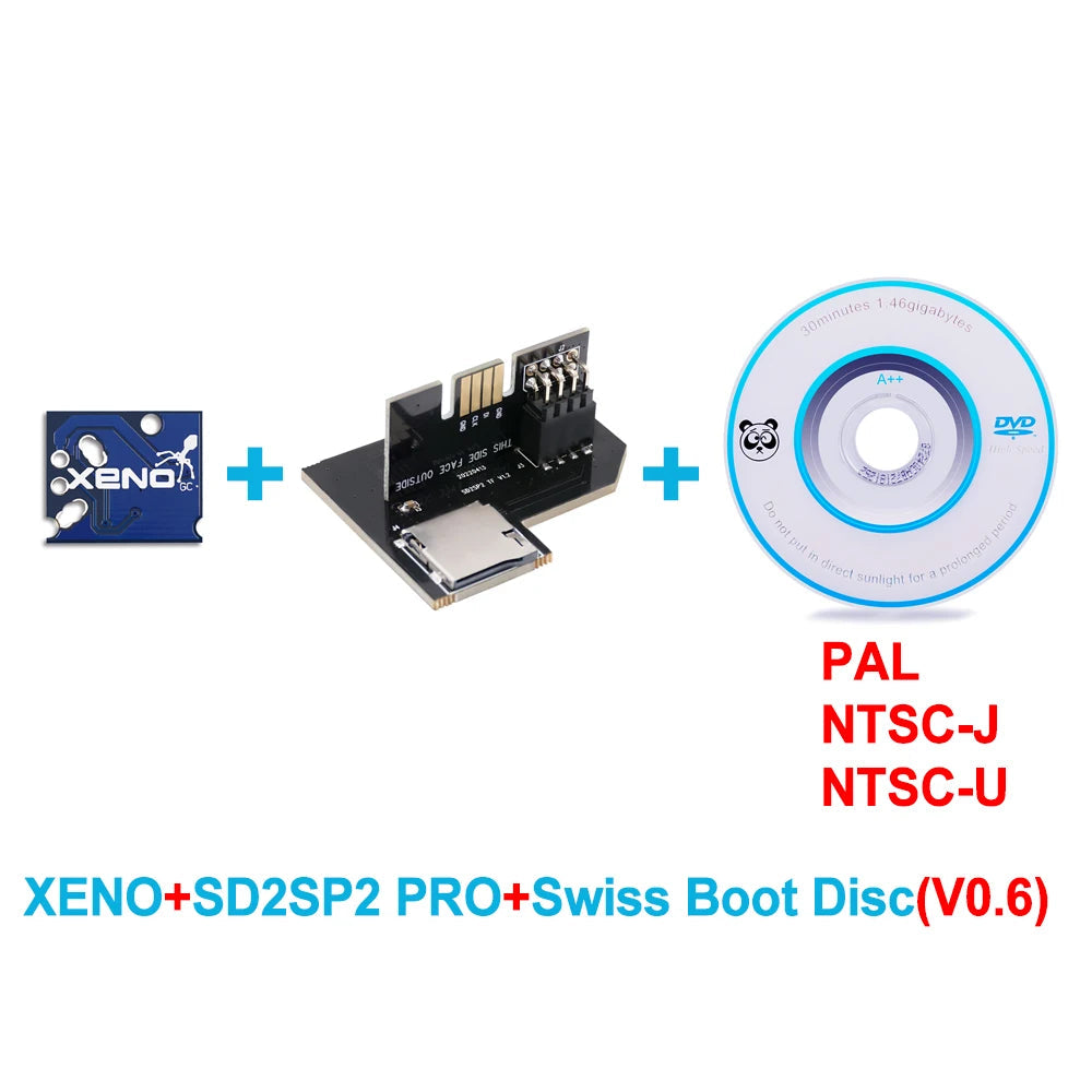Bitfunx Xeno SD2SP2 Pro Swiss Boot Disc for  Nintendo Gamecube - Bitfunx Official Store