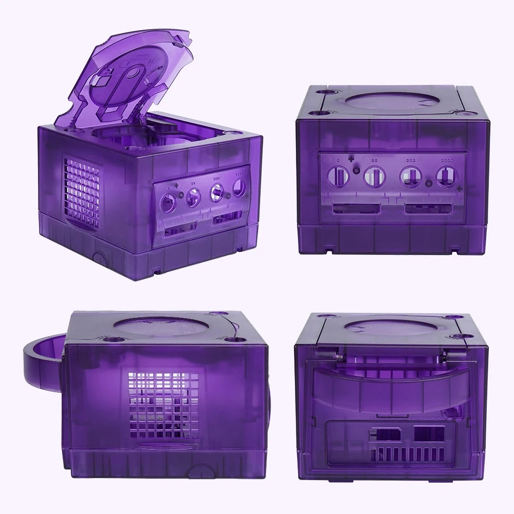 Gamecube Shell Bitfunx GameCube Transparent Replacement Shell for NGC housing ...