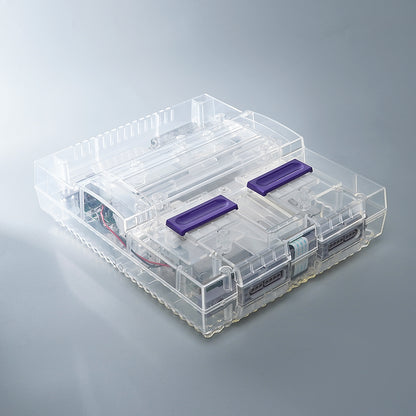 Bitfunx Transparent Replacement Shell for Super Nintendo NTSC-U - Bitfunx Official Store