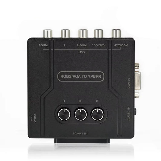 Bitfunx RGBS/VGA to YPbPr Adapter for Nintendo 64 PS1 PS2 SNES Genesis Dreamcast - Bitfunx Official Store