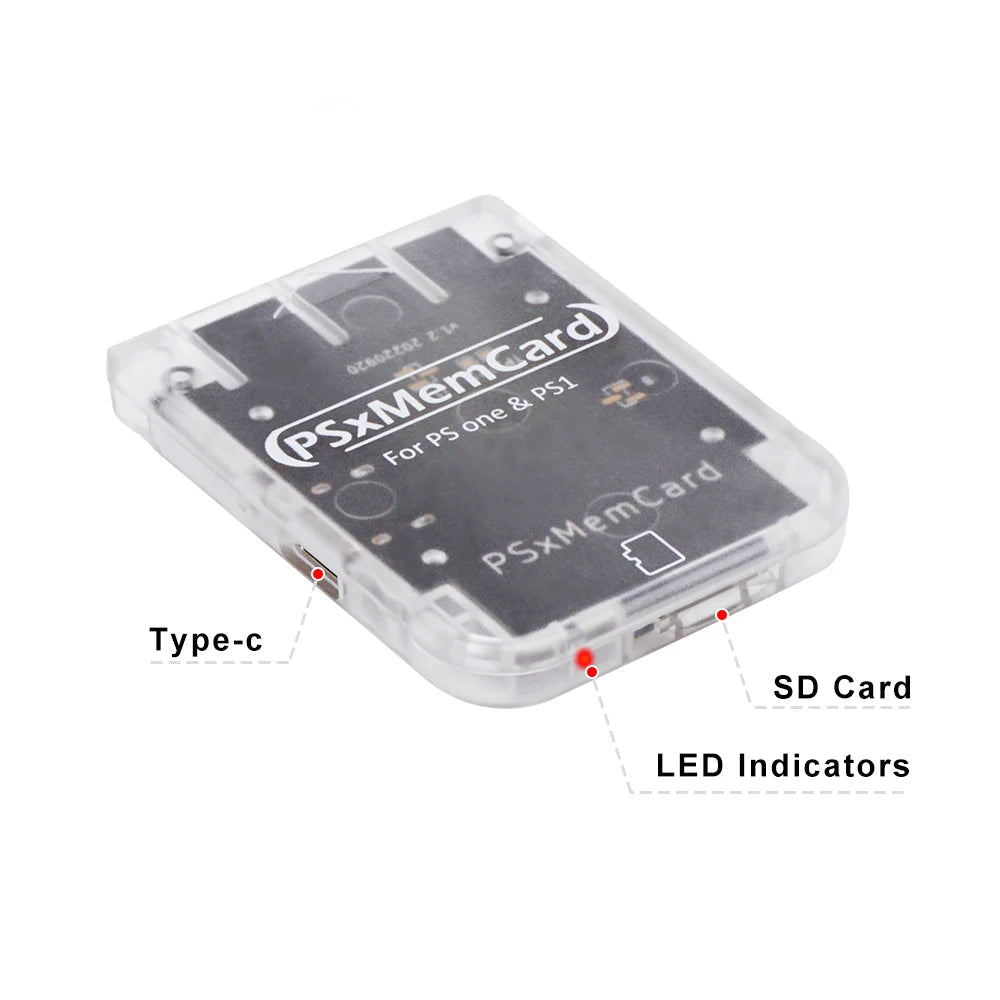 Bitfunx PSxMemCard Memory Card for SONY PlayStation 1 PS One - Bitfunx Official Store