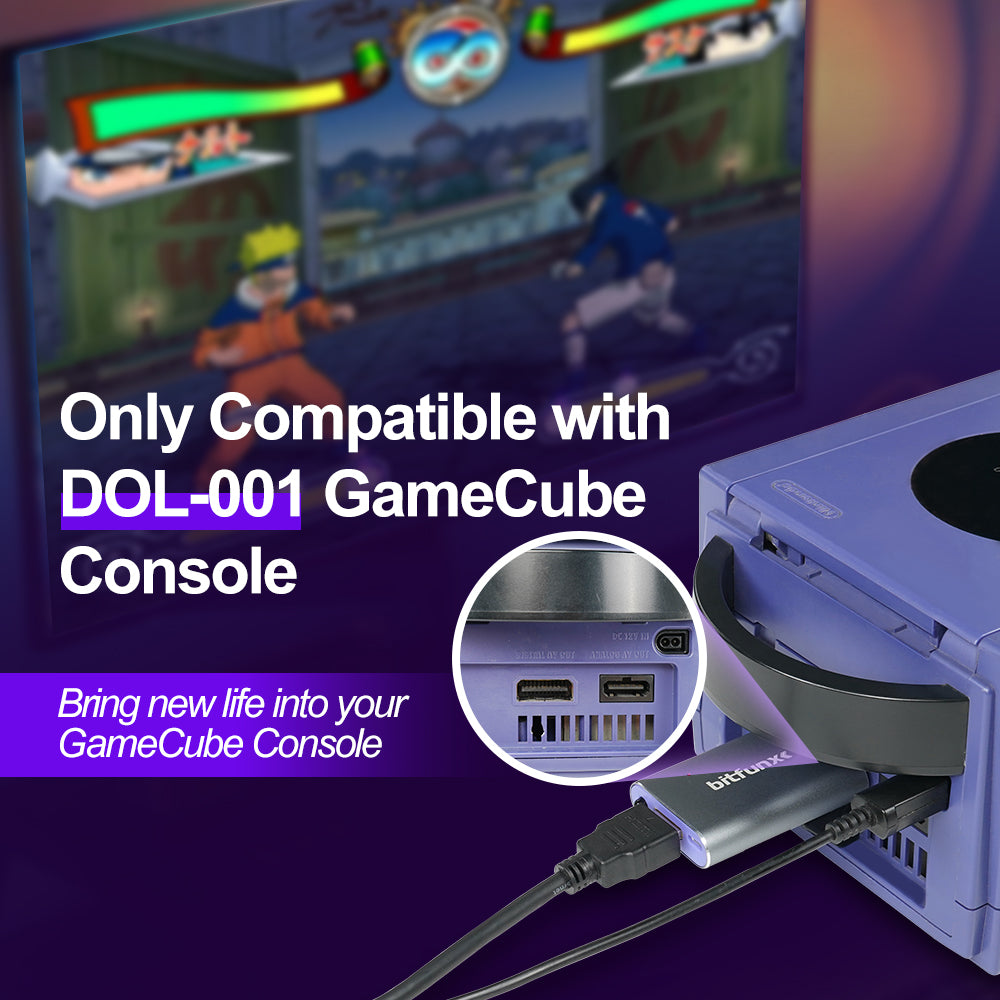 Bitfunx Digital AV to HDMI Adapter for GameCube DOL-001 - Bitfunx Official Store