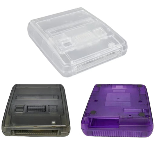 Bitfunx Transparent Replacement Shell for SNES PAL Super Famicom - Bitfunx Official Store