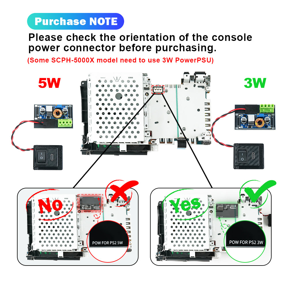 Bitfunx Type‑C PSU Power Supply Board for PlayStation 2 3W - Bitfunx Official Store
